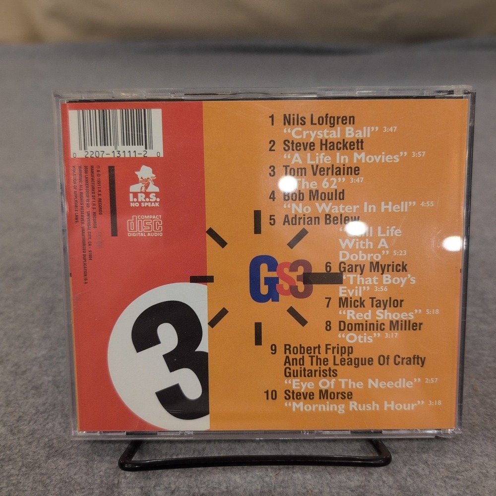Guitar Speak 3 Various Artists CD Nils Lofgren Steve Hackett Robert Fripp 1991 - Picture 2 of 2